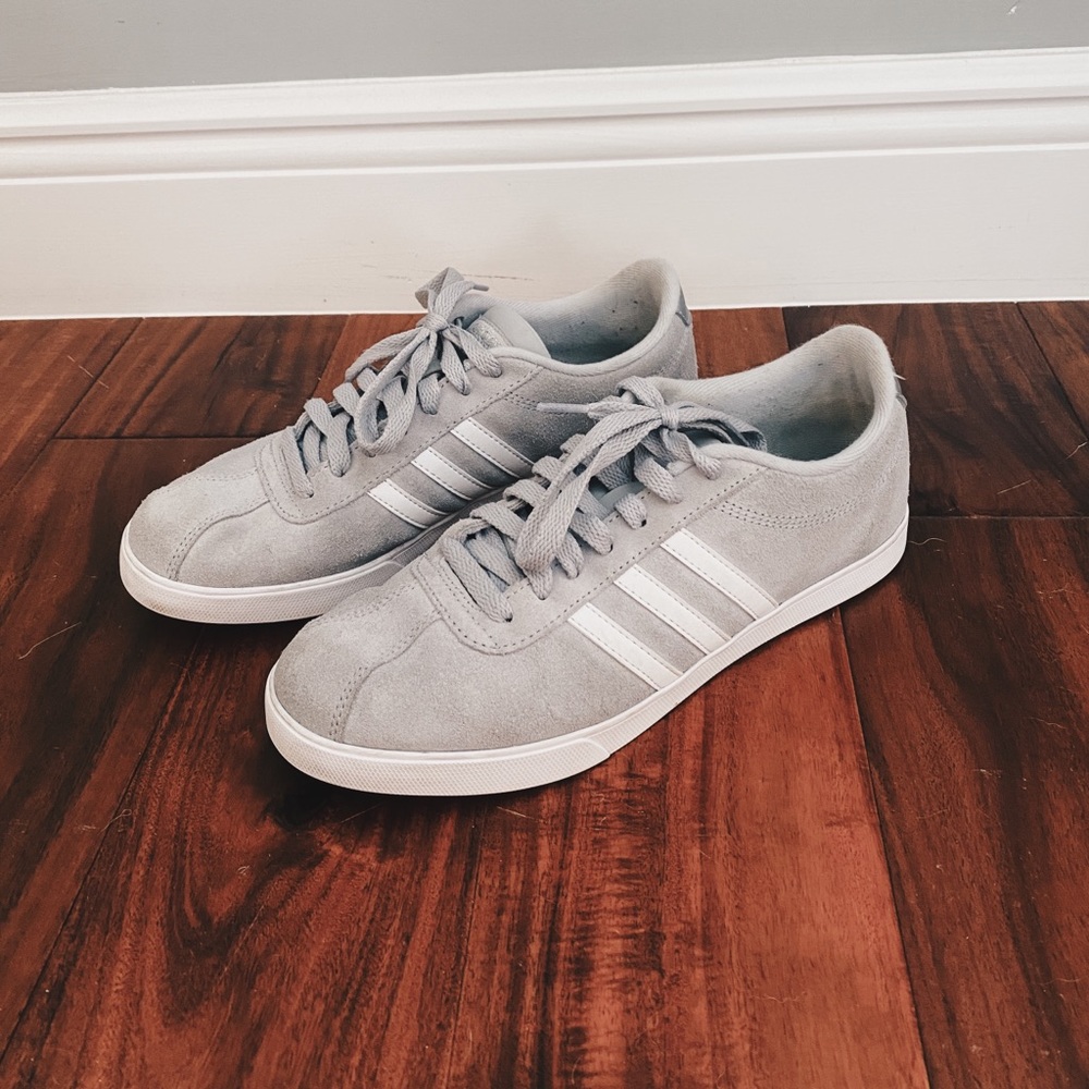 Grey Adidias Courtset Shoes